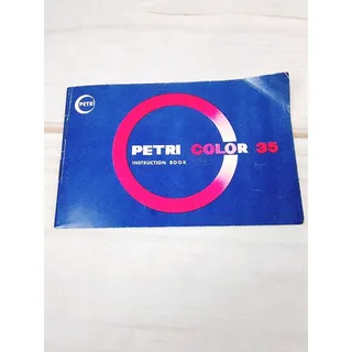 Photo of Petri Color 35 Instruction Manual Original Instruction Booklet Vintage