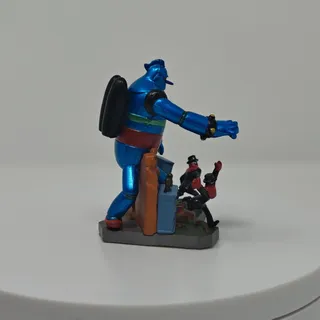 Photo of Vintage Kaiyodo Tetsujin 28-go Gigantor Mini Diorama Figure - Time Slip Glico 2001
