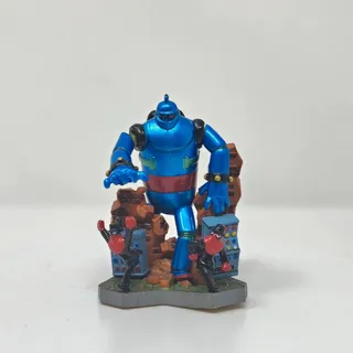 Photo of Vintage Kaiyodo Tetsujin 28-go Gigantor Mini Diorama Figure - Time Slip Glico 2001