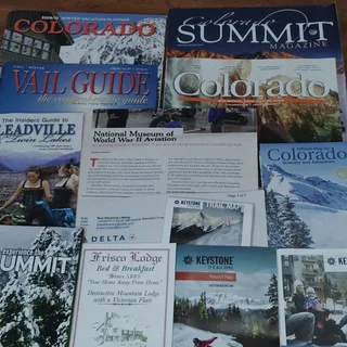 Photo of Colorado Travel Ephemera Lot - Keystone Vail Frisco Leadville Souvenirs 2010-11