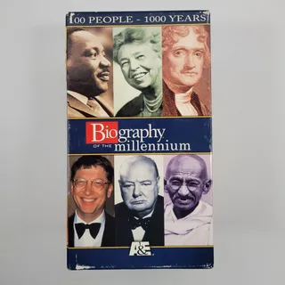 Photo of Biography of the Millennium 100 People 1000 Years A&E 4 VHS Boxed (Good)