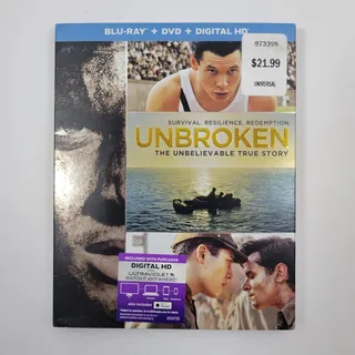 Photo of Unbroken (Blu-ray, 2014) (Very Good)