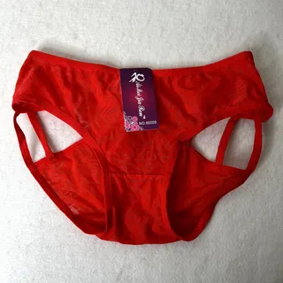 Photo of Ai Mei Red Cutout Bow Bikini Panties