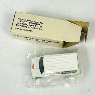 Photo of Vintage RCA Service Company Ford Can 1/64 ERTL Diecast Promotional Toy In Box