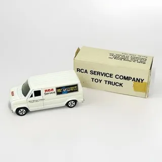 Photo of Vintage RCA Service Company Ford Can 1/64 ERTL Diecast Promotional Toy In Box