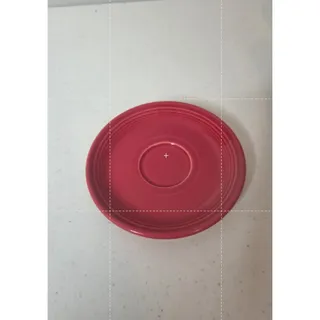 Photo of Fiestaware Scarlet Red Cup & Saucer Retired Replacement China Vintage Kitchen