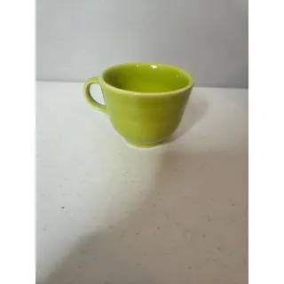 Photo of Fiestaware Lemongrass Coffee Cup & Saucer Retired Replacement Green China Set