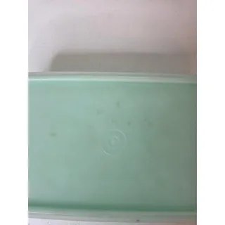 Photo of Tupperware Jadeite Bread Keeper #782-2 w/ Lid Vintage Green Retro Kitchen