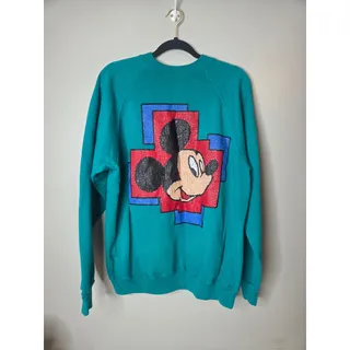 Photo of Vintage Disney Mickey Unlimited 90's Crewneck Sweatshirt Mickey Mouse Womens XL