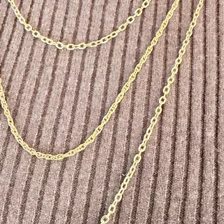 Photo of Classic & Always In Style 1980s Gold-Tone Cable Chain 3-Strand Layered Necklace