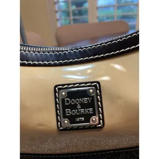 Photo of Dooney & Bourke Women's Small Hobo Shoulder Bag Or Baguette Style Chestnut