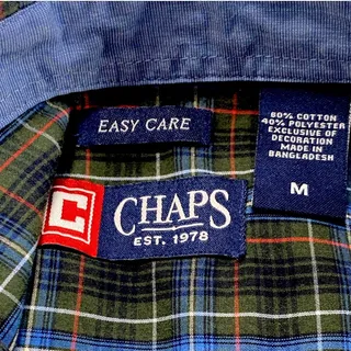 Photo of Vintage Chaps Ralph Lauren Plaid Long Sleeve Button Shirt Mens Medium 44 Chest