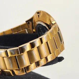 Photo of Skagen Denmark Gold Tone Diamond Accent Stainless Steel Women's Watch SKW2095