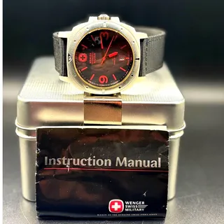 Photo of Wenger Expedition 79363 Swiss Made Black Red Men’s Watch 43mm 100M