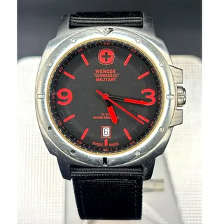 Photo of Wenger Expedition 79363 Swiss Made Black Red Men’s Watch 43mm 100M