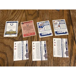 Photo of Colts 7-Card Lot Taylor Richardson Downs Latu Gardner Franklin