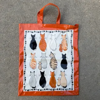 Photo of Cats In Waiting Kittens UW Giftware PVC Coated Cotton Tote Bag