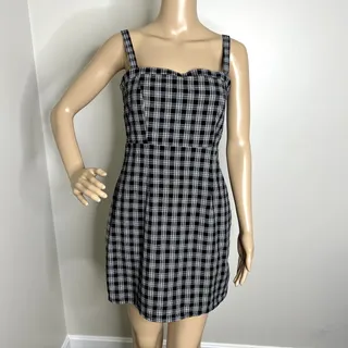 Photo of Forever 21 Gingham Plaid Patterned Mini Dress