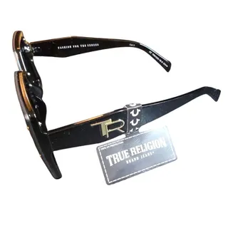 Photo of True Religion Women's Black Oversized Square Sunglasses TR57233-1B-S NWT NEW