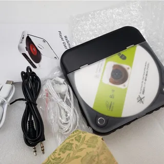 Photo of KC-918 Portable CD Player with Bluetooth & FM Radio (Black)