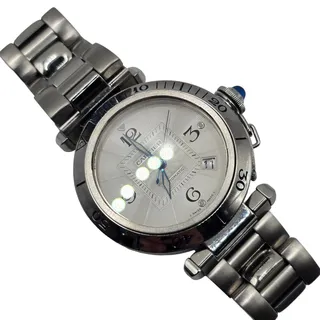 Photo of Cartier Pasha Grille 38mm Automatic Steel Watch W31040H3