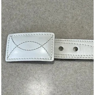 Photo of Vintage Men’s Size 36 Sears Top Grain Leather Split Cowhide Belt Leather Buckle