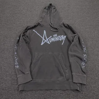 Photo of The Lumineers Hoodie Mens Small Gray Graphic Pullover Fleece Independent Trading