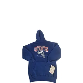 Photo of Jerzees XL Blue New York Giants Hoodie Pullover Sweatshirt USA