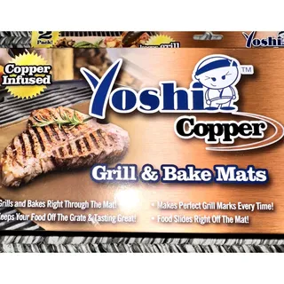 Photo of Yoshi Copper Grill and Bake Mats (Set of 2)