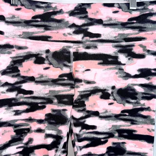 Photo of Lululemon Womens Size 8 Wunder Under Cropped Pant Wamo Barely Pink Camo Capri