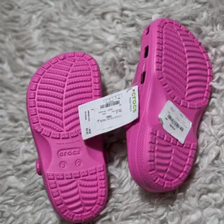 Photo of Crocs Classic Neon Highlighter Clogs Slip On Sports Mode Pink Size J2