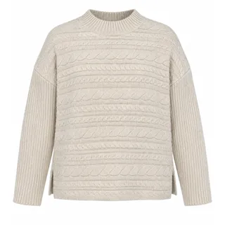 Photo of Soft Surroundings Women's Cream Cable Knit Sweater Size Extra Large