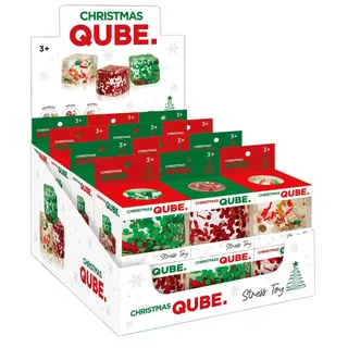 Photo of 🔥Master Toys Christmas Squishy QUBE Stress Toy Holiday Rare WHITE BNWT🔥
