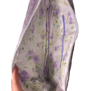 Photo of Purple Hamley Handmade Quilted Floral Project Bag