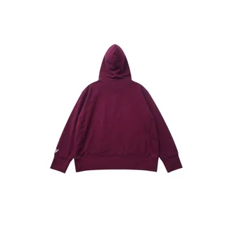 Photo of American Eagle Hoodie Men’s Medium Burgundy Maroon Pullover Logo Sweatshirt