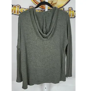 Photo of Macys Miss Chievous  Green oversized hooded sweater Size XL