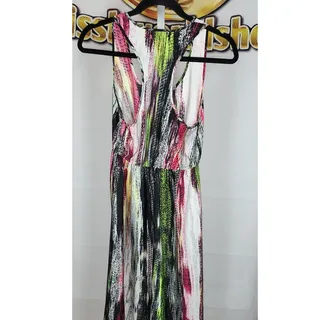 Photo of Love Fire Neon Blackout Racer Back Dress Size Small