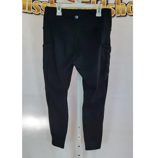 Photo of Luga Black Workout Stretch Yoga Leggings Size L