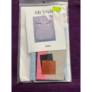 Photo of Quilt block kit Mr. Melt snowman June 