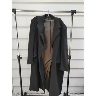 Photo of Ing Loro Piana Mens Vintage 100% Cashmere Coat Nordstrom size 44-46 black