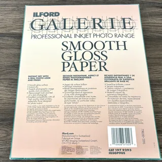 Photo of ILFORD Galerie Professional Inkjet Photo Range Smooth Gloss Paper