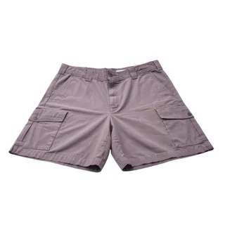 Photo of Eddie Bauer Men’s Size 38 Brown Cargo Shorts 100% Cotton Outdoor Hiking