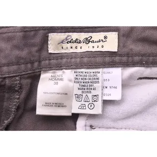 Photo of Eddie Bauer Men’s Size 38 Brown Cargo Shorts 100% Cotton Outdoor Hiking