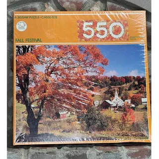 Photo of 550 puzzle fall festival landscape NIB