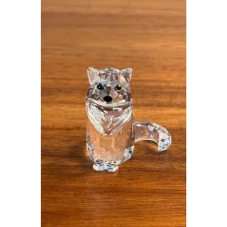 Photo of Swarovski Sitting Cat Crystal Figurine 160799 Retired 1991–2006