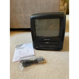 Photo of Emerson 9" CRT AC/DC TV / VCR Combo Model EWC0903 Multi Power Tested Works
