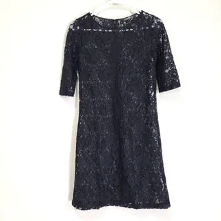 Photo of Black Lace Dress Womens XXS  Ever Pretty Sheer Whimsigoth Party Romantic LBD