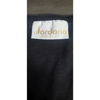 Photo of Jordana Black Rhinestone Sleeveless Tank Top Made in USA