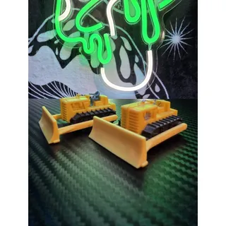Photo of Maisto Construction Bulldozer 2 3/4" Set Of 2