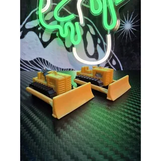 Photo of Maisto Construction Bulldozer 2 3/4" Set Of 2
